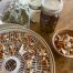 Food preservation methods for foragers including dried mushrooms, berries, herbs and preserved wild foods